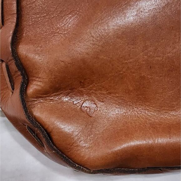 Patricia Nash‎ Brown Tooled Leather Saddle Bag crossbody purse - Picture 13 of 16
